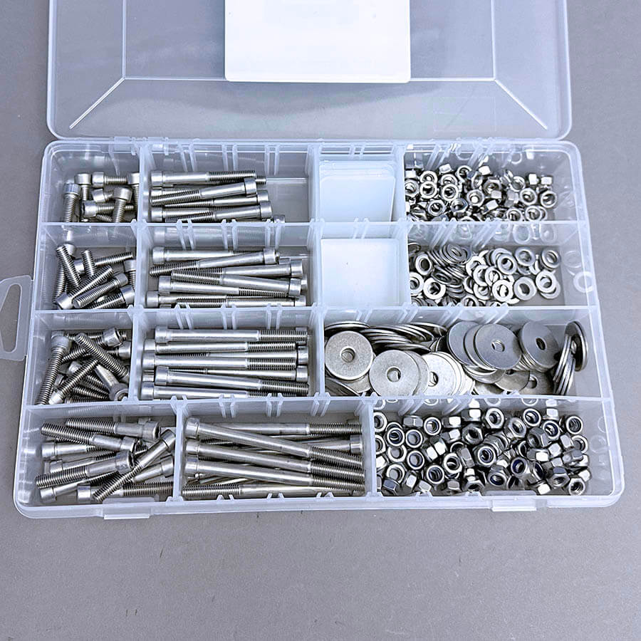 M6 Socket Cap Assorted Pack Stainless Steel - 400 pieces